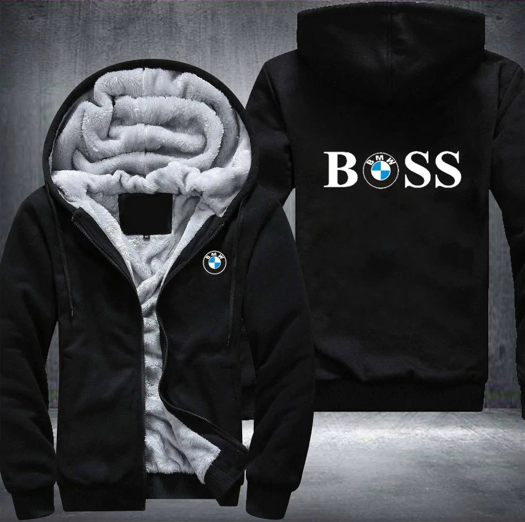 B.M.W BOSS Fleece Hoodies Jacket
