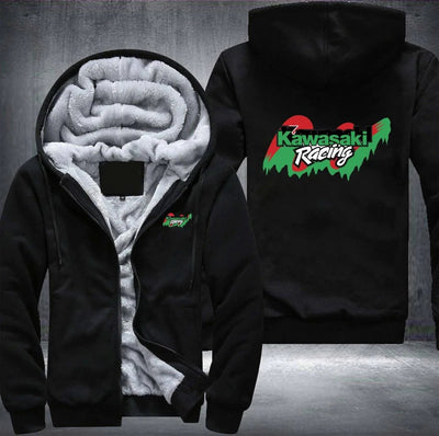 K.A.W.A.S.A.K.I RACING Fleece Hoodies Jacket