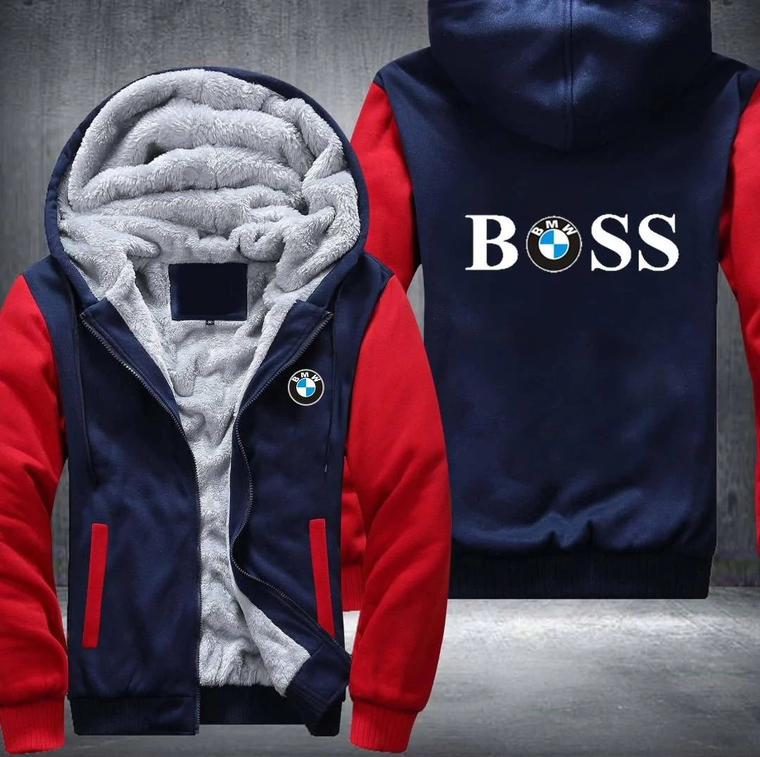 B.M.W BOSS Fleece Hoodies Jacket