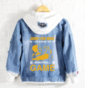 Sorry for what I did during the basketball game Jeans Denim Hoodie Jacket