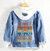 The classic gamer 1980 Denim Hoodie Jacket