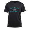 MIAMI City Cotton Black Short Sleeve T-Shirt