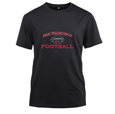 SAN FRANCISCO City Cotton Black Short Sleeve T-Shirt