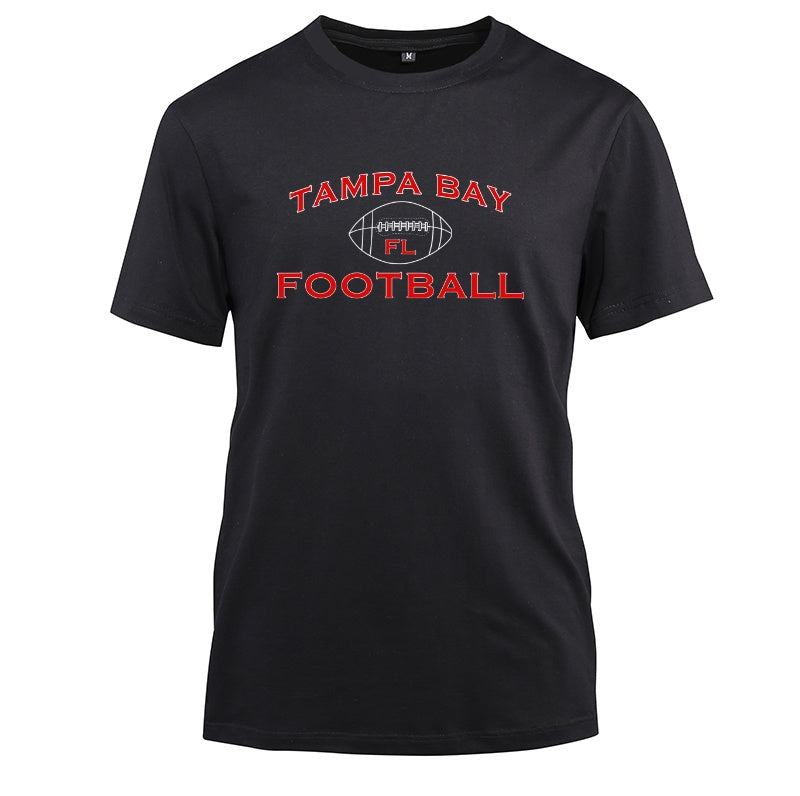 TAMPA BAY City Cotton Black Short Sleeve T-Shirt