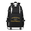 JACKSONVILLE City black printing Canvas Backpack