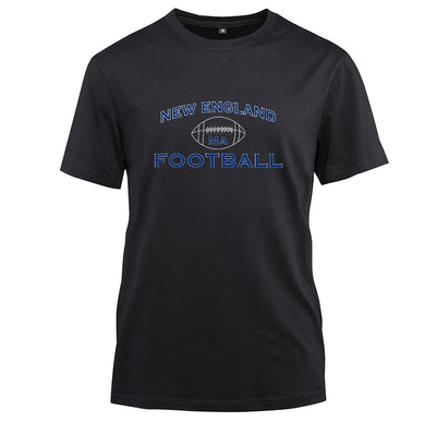 NEW ENGLAND City Cotton Black Short Sleeve T-Shirt