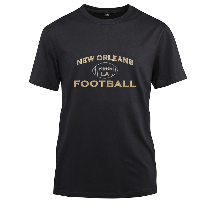 NEW ORLEANS City Cotton Black Short Sleeve T-Shirt