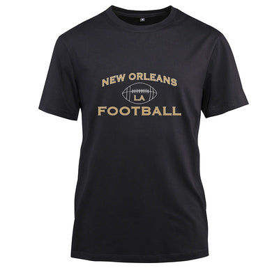 NEW ORLEANS City Cotton Black Short Sleeve T-Shirt