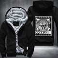 GUNS BEER FREEDOM Fleece Hoodies Jacket