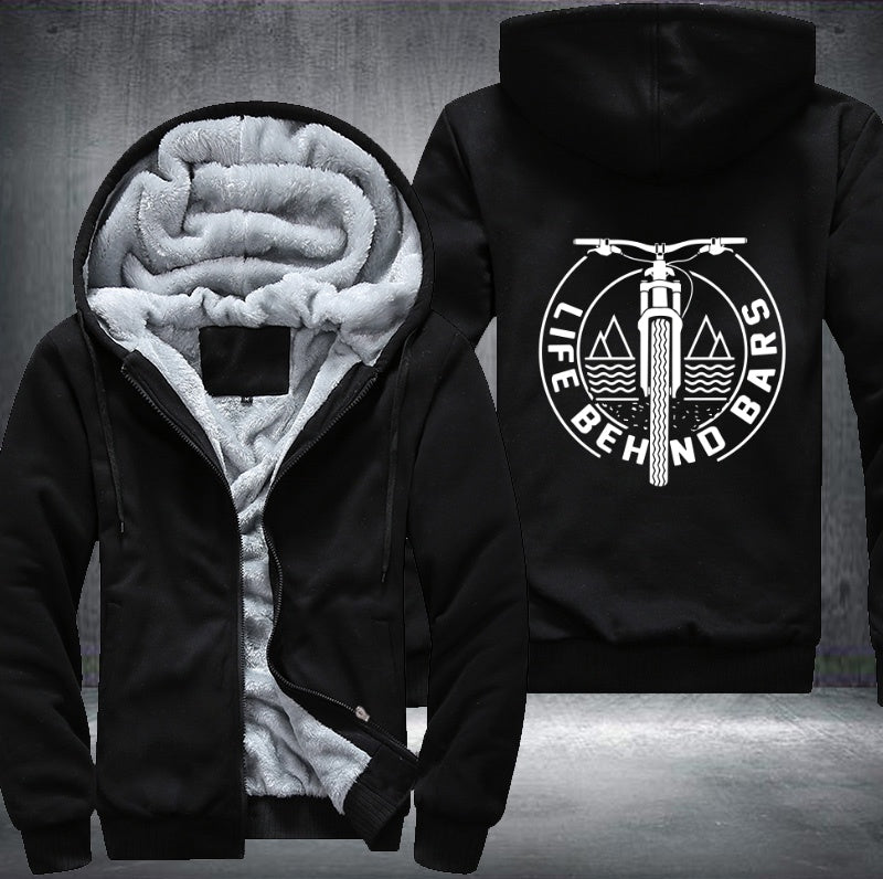 LIFE BEHIND BARS Fleece Hoodies Jacket