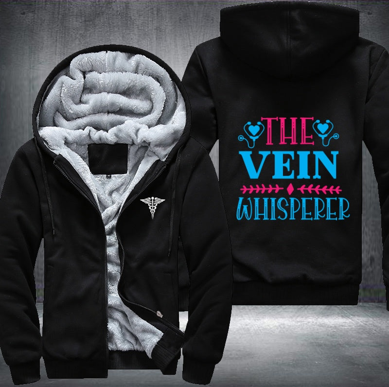The vein whisperer Fleece Hoodies Jacket
