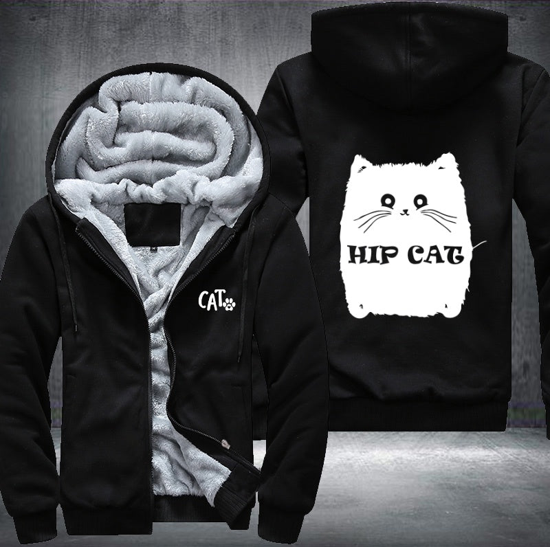 HIP CAT Fleece Hoodies Jacket