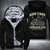 Ride fast caferacer club Oakland California Fleece Hoodies Jacket