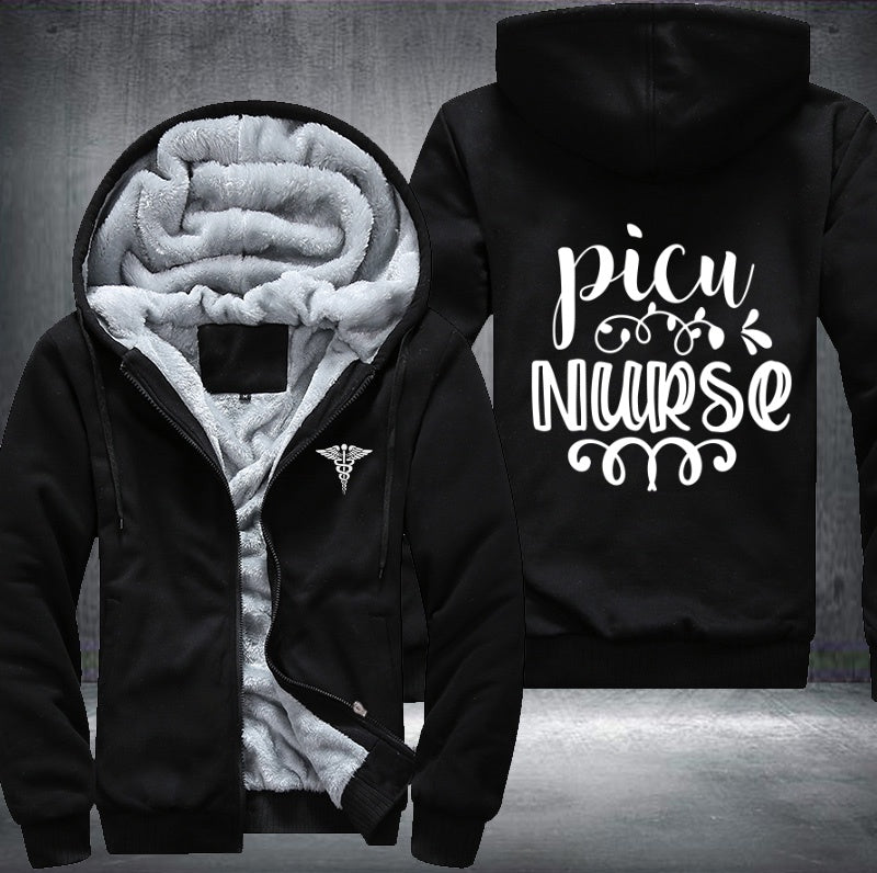 Sorry the nice nurse is an vacation Fleece Hoodies Jacket