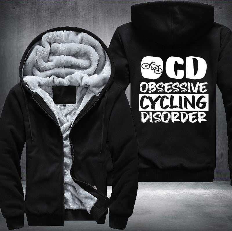 CD OBSESSIVE CYCLING DISORDER Fleece Hoodies Jacket
