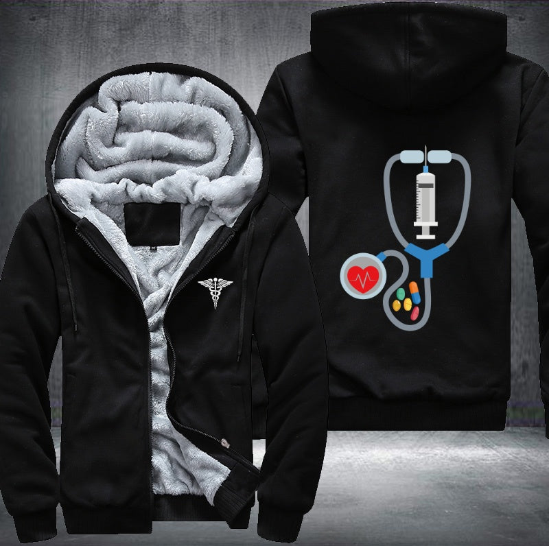 Doctor Equipment Fleece Hoodies Jacket
