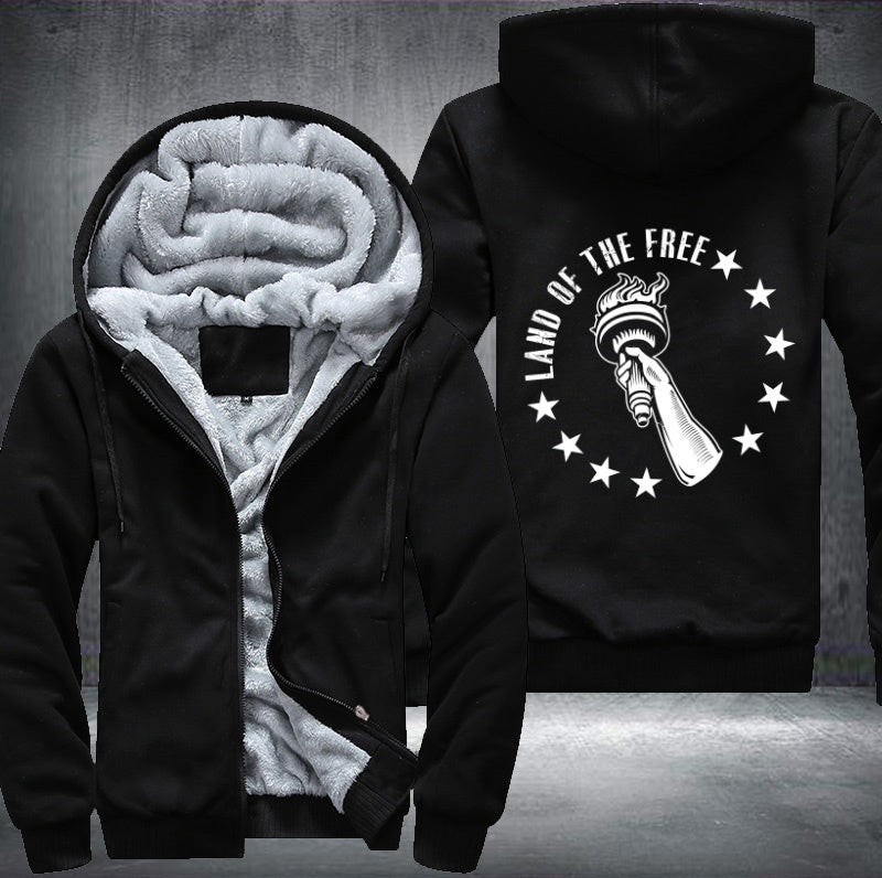 LAND OF THE FREE Fleece Hoodies Jacket