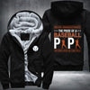 The pride of baseball Papa Fleece Hoodies Jacket