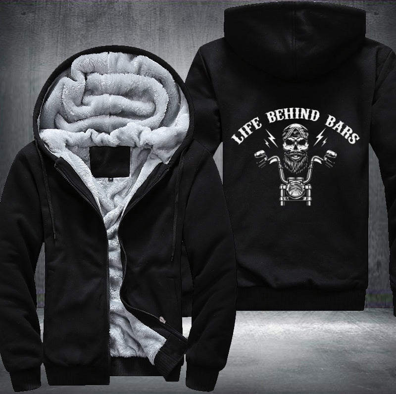 Life behind bars Fleece Hoodies Jacket