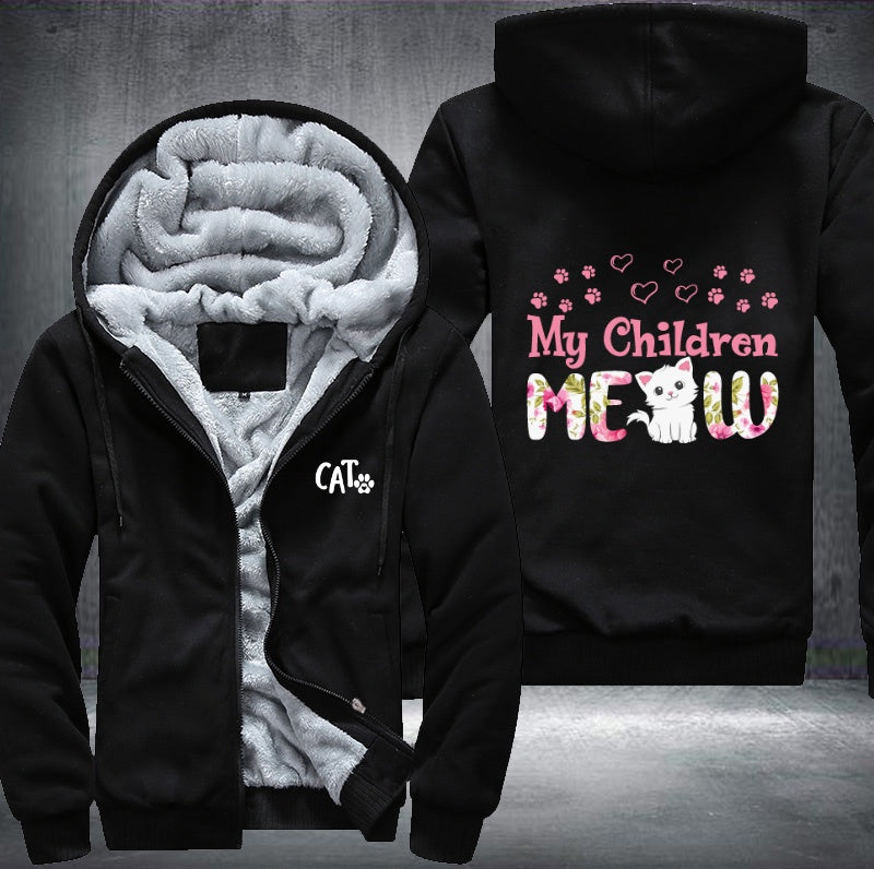 My Children MEOW Fleece Hoodies Jacket