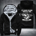 IT'S HARD TO HEAR OVER ALL THIS FREEDOM Fleece Hoodies Jacket