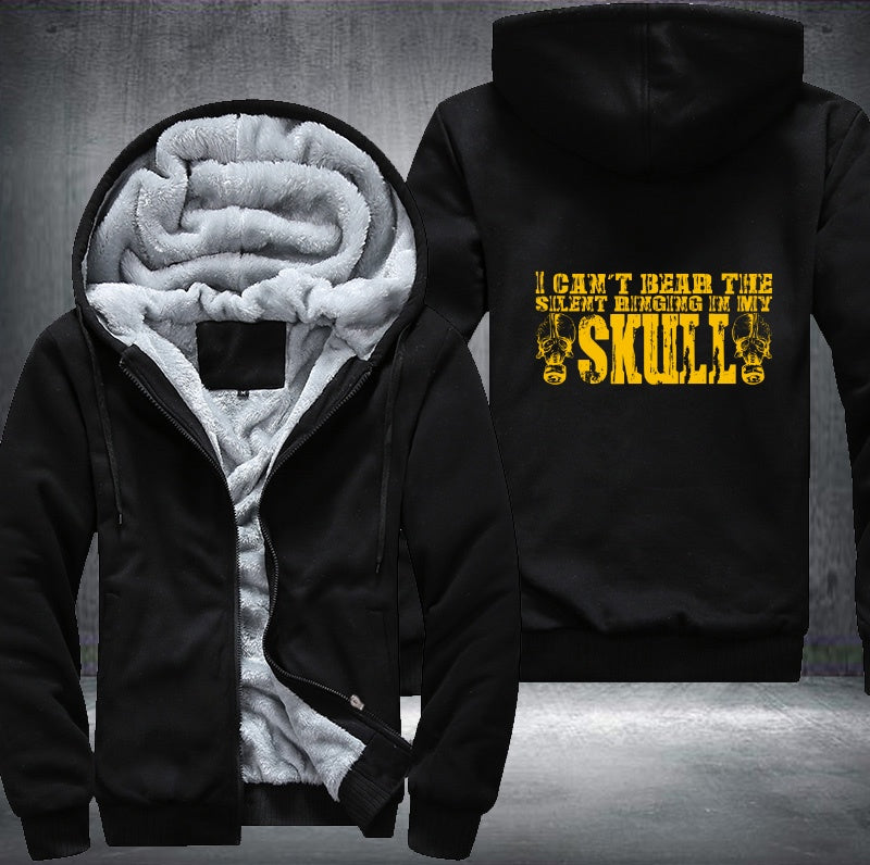 I can't bear the silent ringing in my skull Fleece Hoodies Jacket