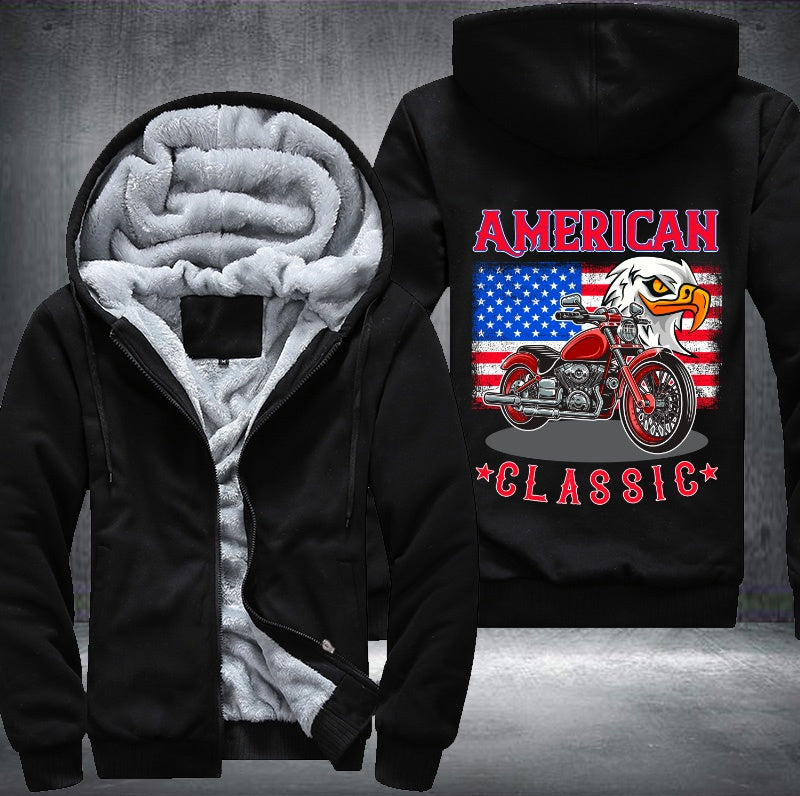 AMERICA CLASSIC Fleece Hoodies Jacket