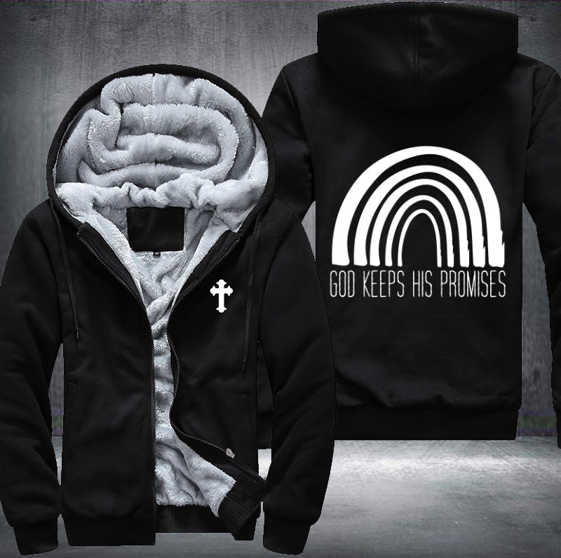 God keeps his promises Fleece Hoodies Jacket