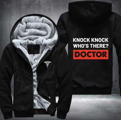 Knock Knock Who's there DOCTOR Fleece Hoodies Jacket