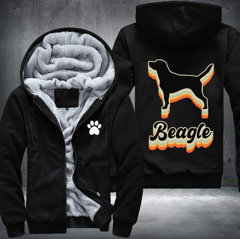 Beagle dog Fleece Hoodies Jacket