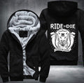 Ride or die American legend Fleece Hoodies Jacket