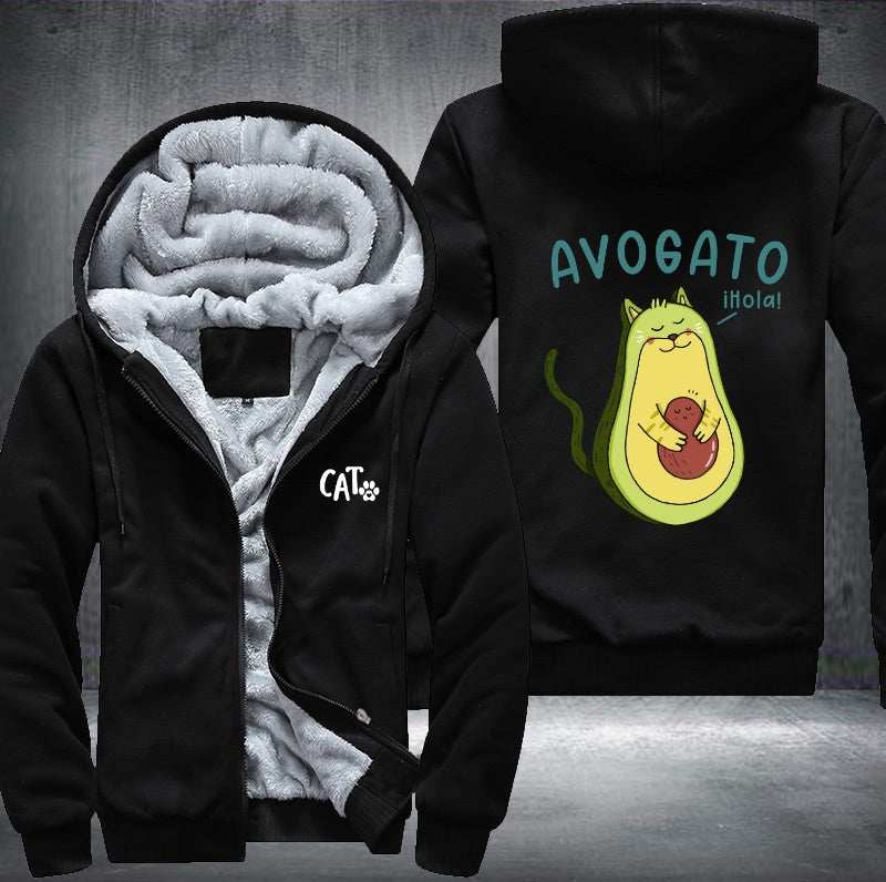CAT AVOGATO iHola Fleece Hoodies Jacket