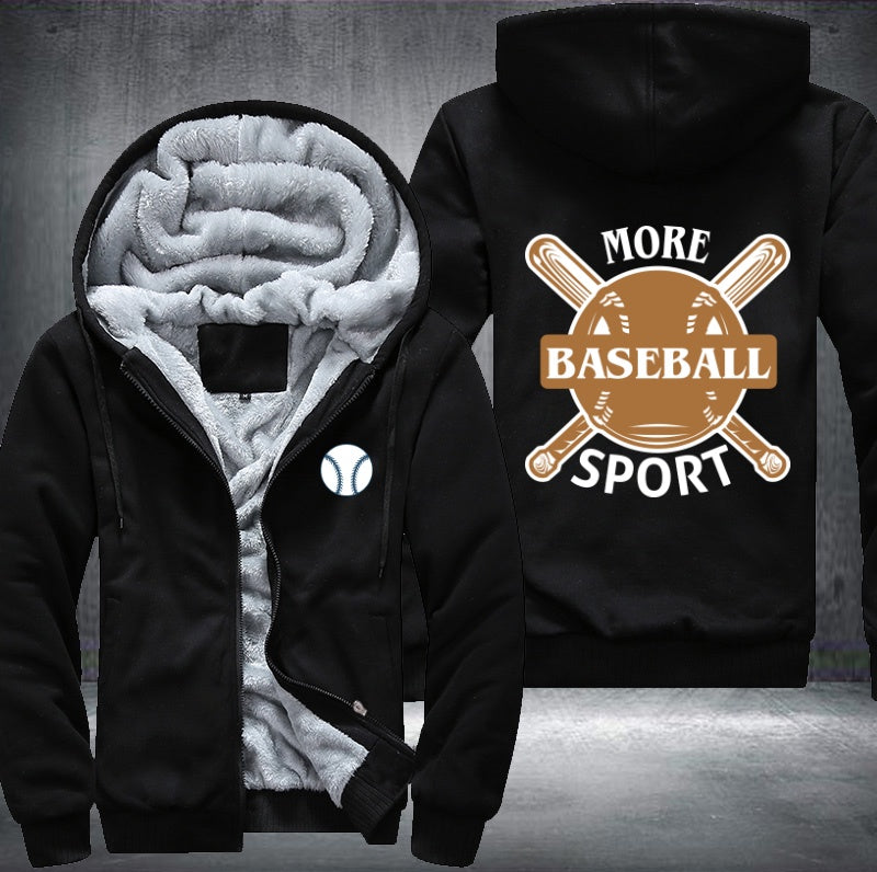 More sport baseball Fleece Hoodies Jacket