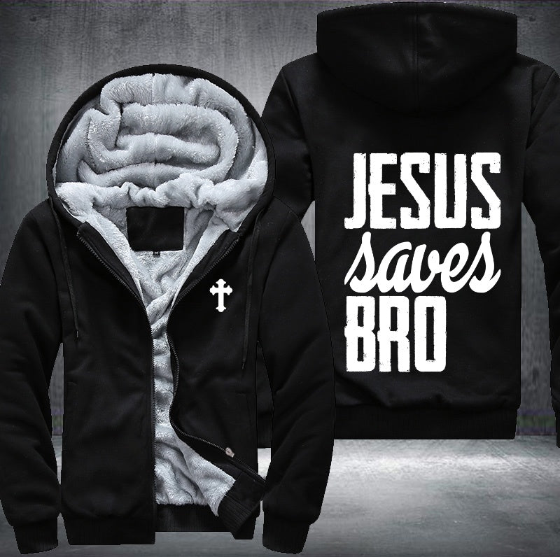 Jesus saved bro Fleece Hoodies Jacket
