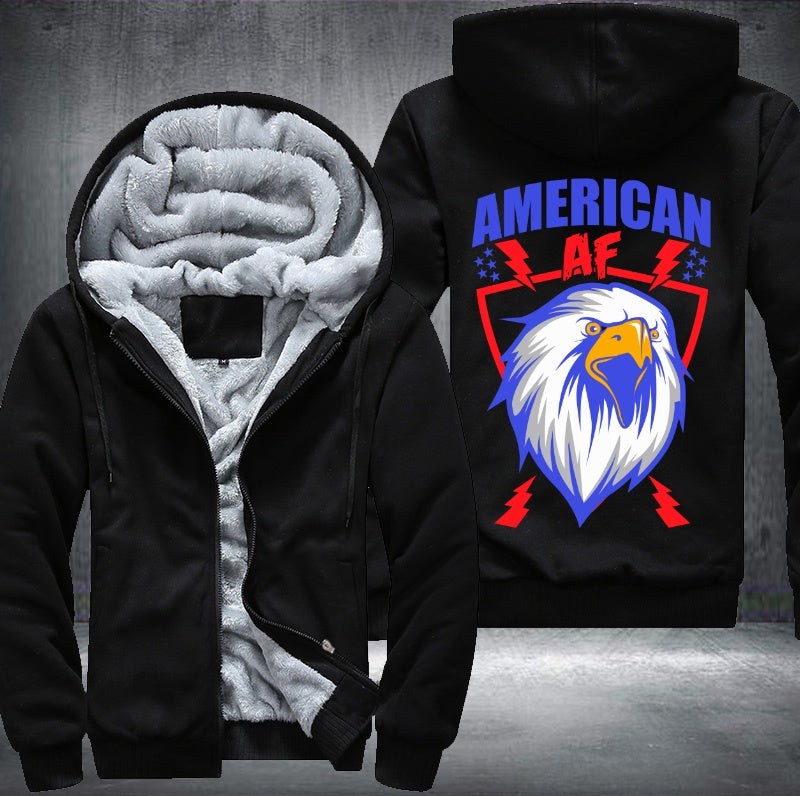 AMERICAN AF Fleece Hoodies Jacket