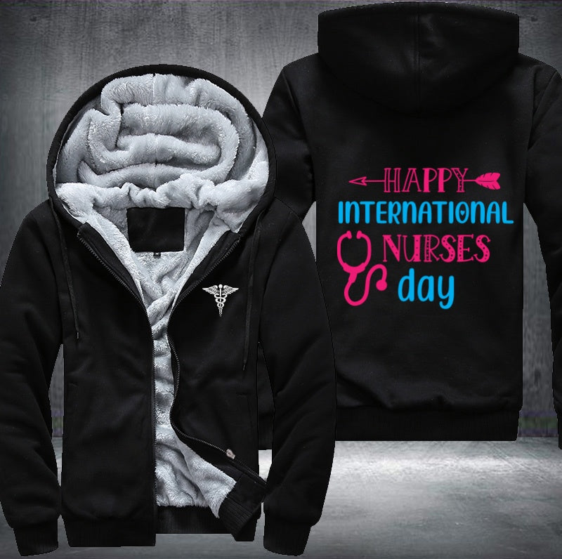 Happy international nurses day Fleece Hoodies Jacket