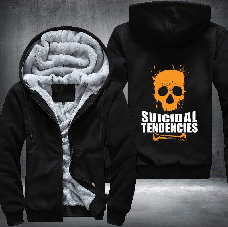Skull Suicidal Tendencies Fleece Hoodies Jacket