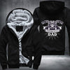 Motorcycle Dad Fleece Hoodies Jacket
