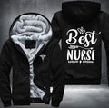 Best Nurse design printed Fleece Hoodies Jacket