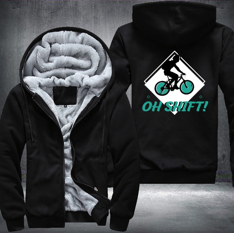 OH SHIFT! Fleece Hoodies Jacket