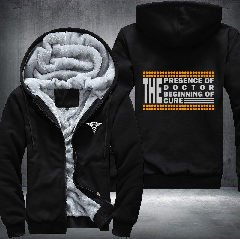 The presence of doctor beginning of cure Fleece Hoodies Jacket