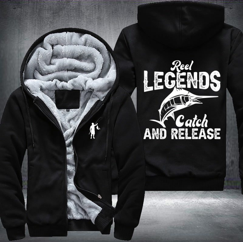 Reel legends catch and release Fleece Hoodies Jacket