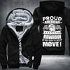 PROUD AMERICAN PAWPAW IF YOU DON'T LIKE IT MOVE Fleece Hoodies Jacket