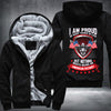 I AM PROUD OF MANY THINGS IN LIFE BUT NOTHING BEATS BEING AN AMERICAN PATRIOT Fleece Hoodies Jacket