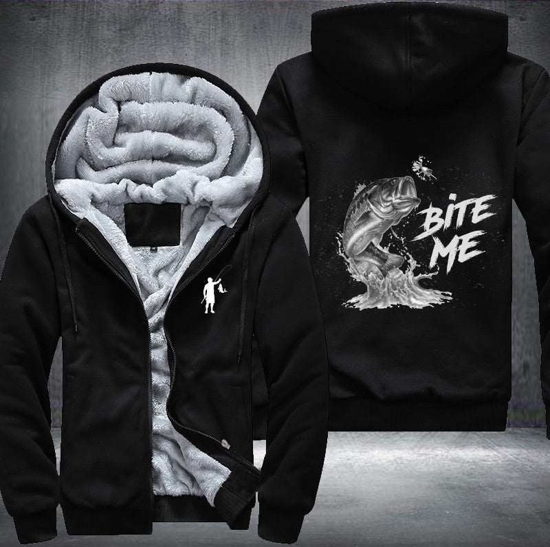 Bite me Fleece Hoodies Jacket