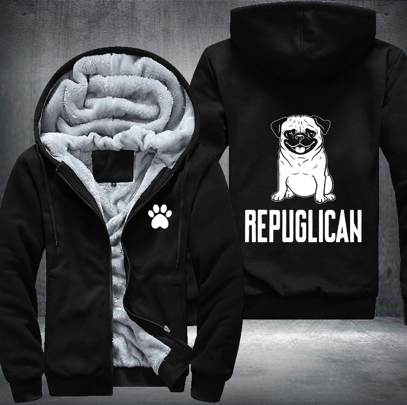 REPUGLICAN Fleece Hoodies Jacket