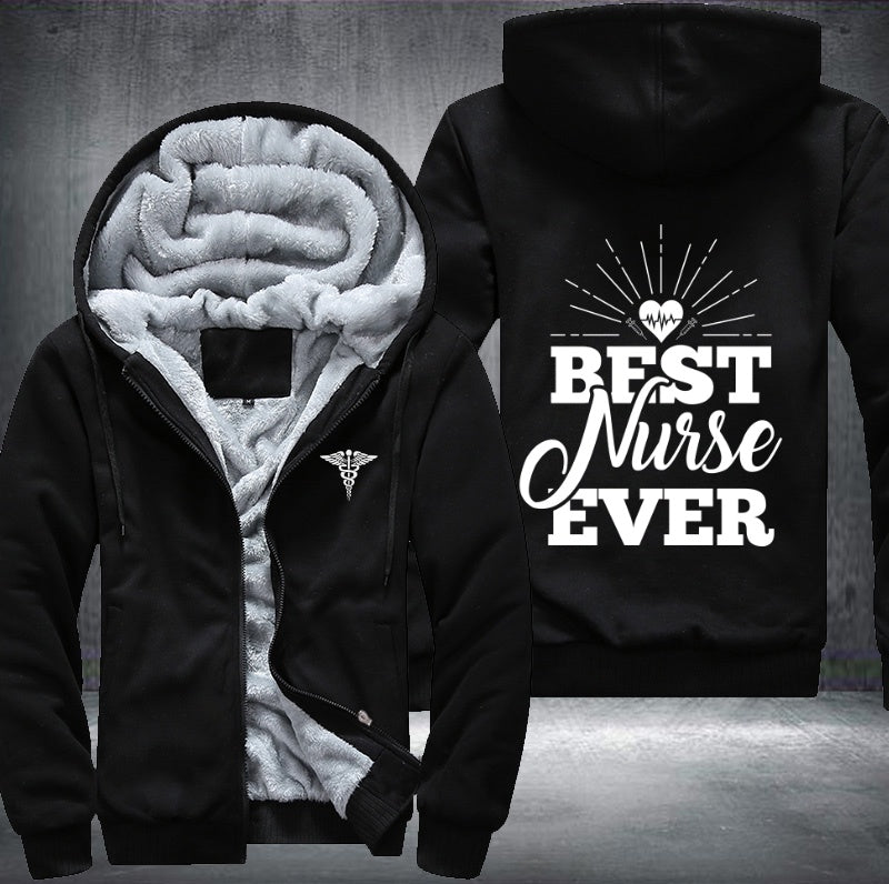 Best nurse ever Fleece Hoodies Jacket