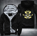 Skull Dark Music Fleece Hoodies Jacket