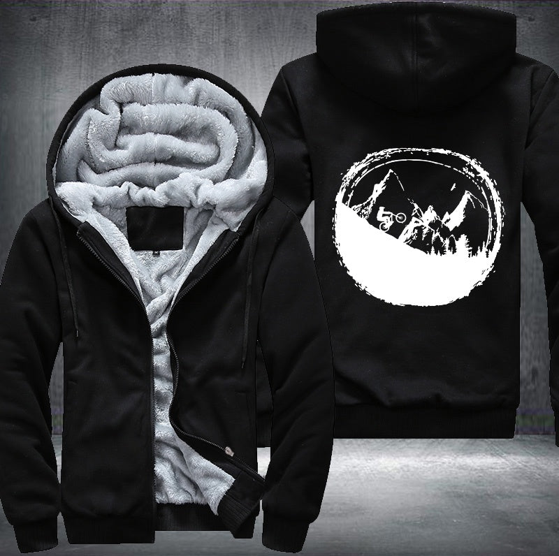 BICYCLE MOUNTAIN Fleece Hoodies Jacket