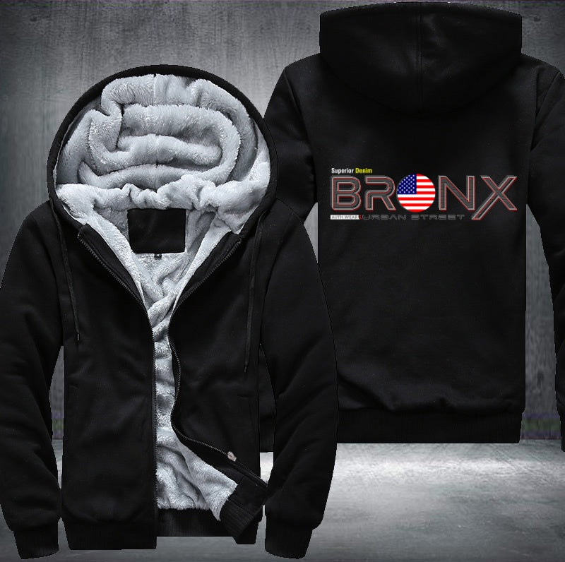 BRONX urban street Fleece Hoodies Jacket